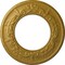 Ekena Millwork Salem Ceiling Medallion (Fits Canopies up to 7 1/8"), 13 1/4"OD x 7 1/8"ID x 7/8"P, Pharaohs Gold CM13SAPGS - alternate 1